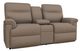 La-Z-Boy® Jay Mushroom Power Reclining Loveseat with Console and Headrest-0