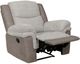 Powell® Withers Beige/Brown Manual Recliner-1