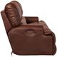 Catnapper® Wembley Walnut Leather Power Lay Flat Reclining Sofa with Power Adjustable Headrest and Power Adjustable Lumbar Support-3