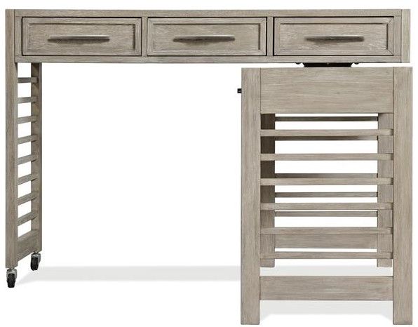 Riverside Furniture Fresh Perspectives Casual Taupe Swivel Desk-2
