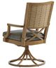 Tommy Bahama® Outdoor Los Altos Valley View Aged Patina Swivel Rocker Chair-1
