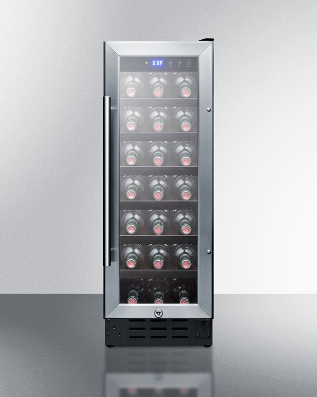 Summit® 12" Stainless Steel Wine Cooler-3