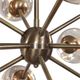 Uttermost® Chet Antique Brass Chandelier-4
