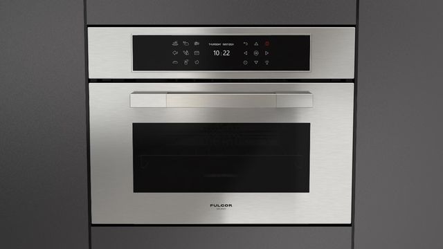 Fulgor Milano Matteo 700 Series 24" Fingerprint Resistant Stainless Steel Steam Oven-0