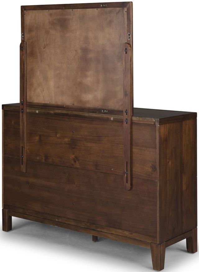 homestyles® Bungalow Medium Brown Dresser with Mirror-4