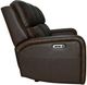 Flexsteel® Hayley Burnt Umber Power Reclining Sofa with Power Headrest-2