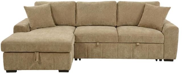 Coaster® Pastrana 2-Piece Camel Left-Arm Facing Sleeper Sectional Sofa-3