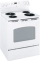 GE 30" White Freestanding Electric Range-1