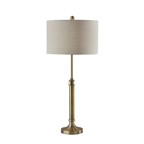 Adesso® Barton Antique Brass Table Lamp-1