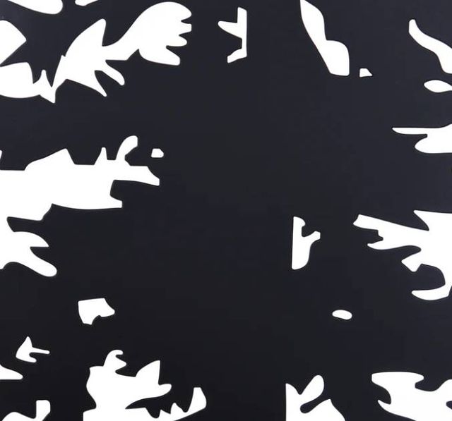 StyleCraft Cypres I Black/White Wall Art-2