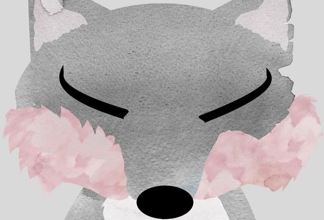 Classy Art Fox by Daniela Santiago Wall Art-1