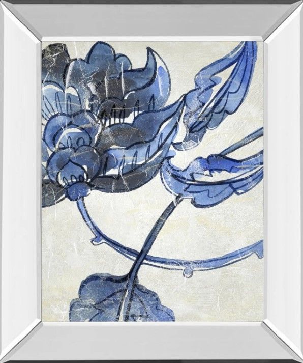 Classy Art Vintage Porcelain IV by Chariklia Zarris Mirrored Frame Wall Art-0