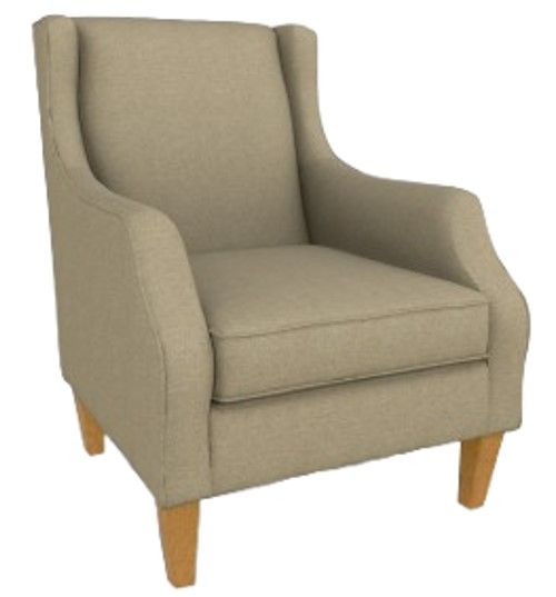 Best® Home Furnishings Customizable Keatling Chair with Honey Birch Legs-0