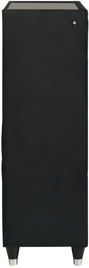 Coaster® Ravenne Black Upholstered LED Chest-4
