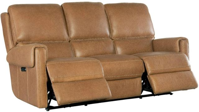 Hooker® Furniture SS Somers Denver Coffee Power Reclining Sofa with Power Headrest-1