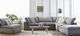Moe's Home Collection Clay 6-Piece Light Grey L-Shaped Modular Sectional and Ottoman-0