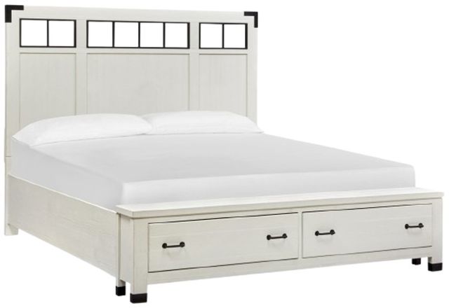 Magnussen Home® Harper Springs Silo White Queen Storage Panel Bed-0