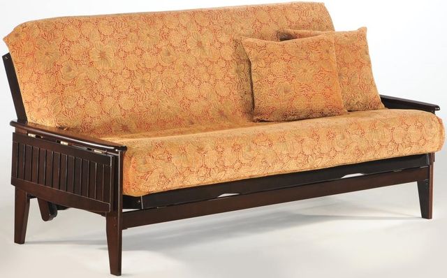 Night & Day Furniture™ Naples Dark Chocolate Queen Moon Glider Futon-0