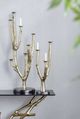 A & B Home Polished Gold Multi Taper Candle Holder-5