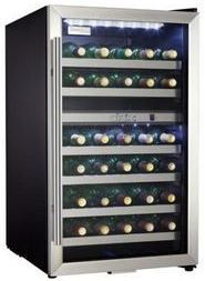 Danby® 20" Black with Stainless Steel Wine Cooler-2