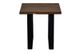 Porter International Designs Manzanita Harvest End Table with Black Trapezoid Base-1