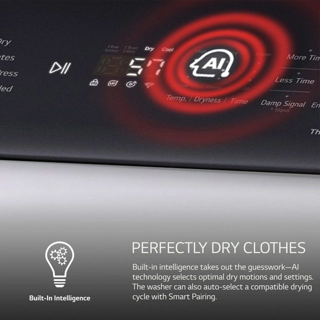LG 7.3 Cu. Ft. Alpine White Electric Dryer-7