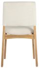 Transformer Table Transformer Creamy/Scandinavian Oak Stackable Dining Chair-3