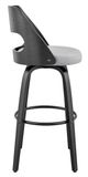 Armen Living Julius Gray 26" Counter Stool-1