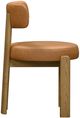 TOV Furniture Odessa Brown Leather Dining Chair-4