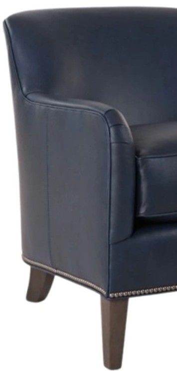 Smith Brothers Customizable 555 Leather Chair-1