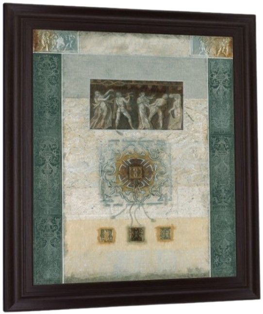 Classy Living Verdant Fresco Geometry Wall Art-2