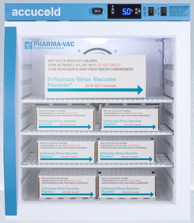 Accucold® Pharma-Vac Performance Series 1.0 Cu. Ft. White Vaccine Refrigerator-2