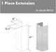 Zline Satin Stainless Steel Chimney Extension-1