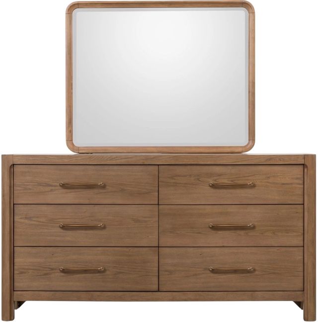 Modus Furniture Morris Claystone 6-Drawer Dresser-2