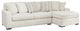 Signature Design by Ashley® Chessington 2-Piece Ivory Right-Arm Facing Sectional and Chaise-0