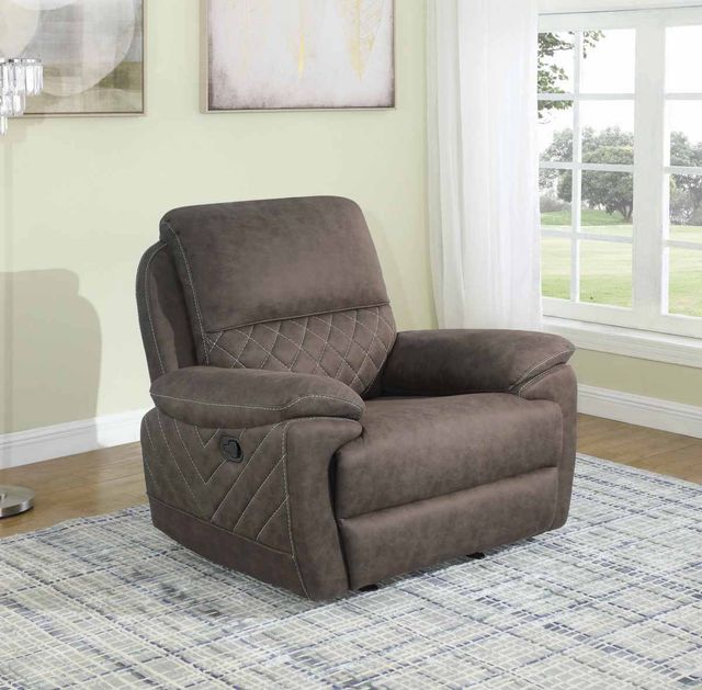 Coaster® Variel Taupe Glider Recliner-2