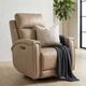 Liberty Furniture Renata Gala Brown Leather Single Glider Power Recliner-1