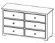 Vokes Furniture Classic Dresser-1