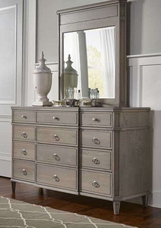 Urban Collections by Yutzy Woodworking Montour Metropolis Gray/White Oak Dresser-1
