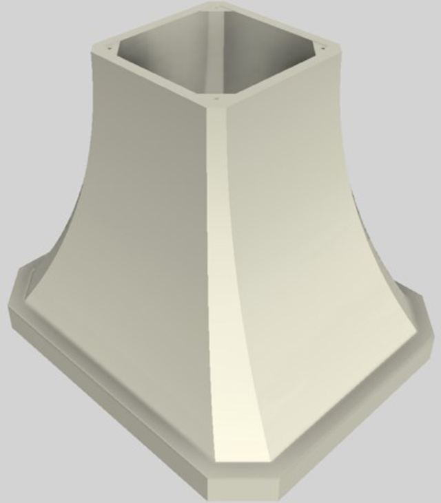 Vent-A-Hood® Designer Series 36" Biscuit Island Range Hood-3
