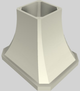Vent-A-Hood® Designer Series 36" Biscuit Island Range Hood-3