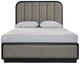 Signature Design by Ashley® Rowanbeck Black/Gray Queen Upholstered Panel Bed-1