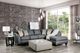 Furniture of America® Earl 2-Piece Gray Right-Arm Facing Sofa Sectional and Chaise-1