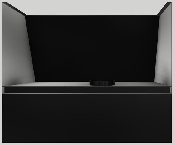 Vent-A-Hood® 30" Black Wall Hood-3