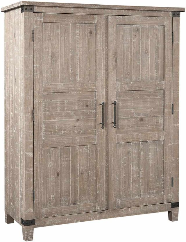 aspenhome® Foundry Weathered Stone Door Chest-0