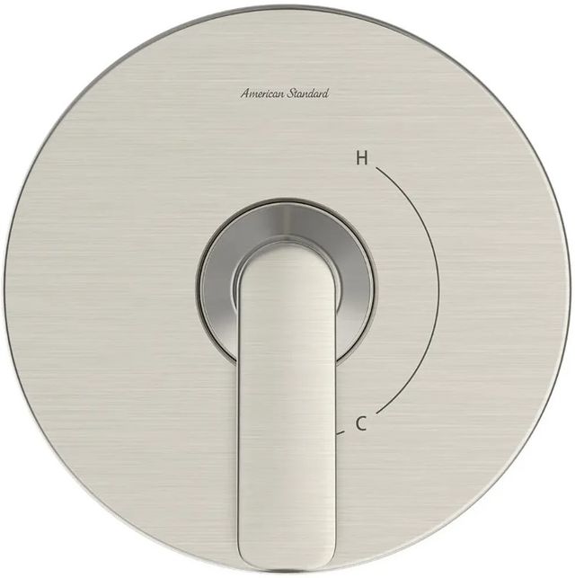 American Standard Aspirations Brushed Nickel Pressure Balance Valve Trim with Double Ceramic Pressure Balance Cartridge and Lever Handle-2