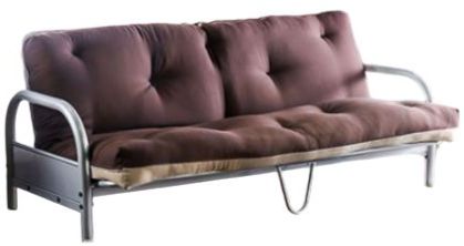 Furniture of America® Aksel Khaki and Brown Futon Mattress-0