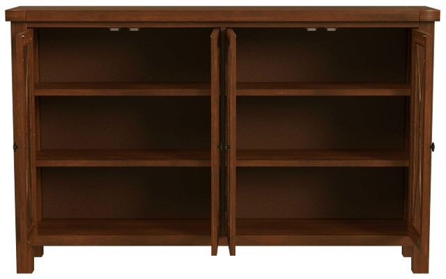 HH2 Home Bayside Rustic Mahogany 4-Door Cabinet-4