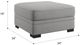 Emerald Home Analiese Light Gray Ottoman-2