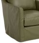 Four Seasons Customizable Scout Leather Slipcovered Swivel Glider -1